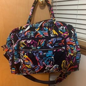 Vera Bradley weekend bag with make up case